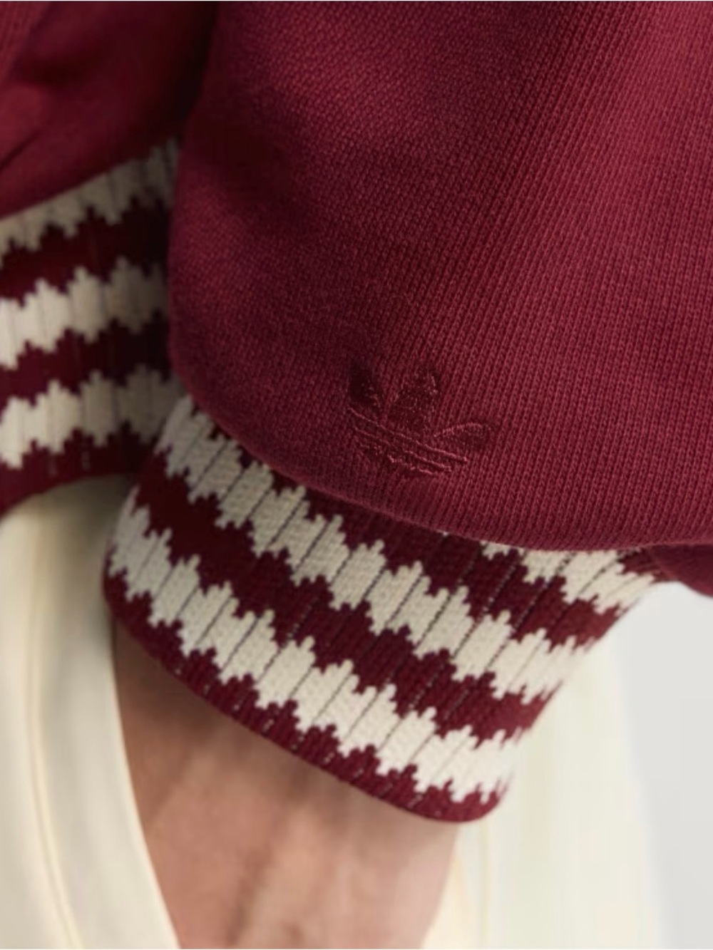 Adidas Men’s Maroon Logo Hoodie - Picture 7 of 7